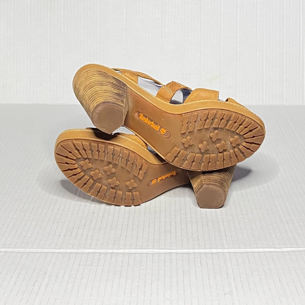 Timberland Chunky Heeled Leather Sandals - Picture 6 of 13